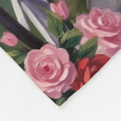 Bulldog Valentijnsdag Fleece Deken (Hoek)