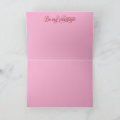 Bulldog Valentine Card Feestdagen Kaart (Binnen)