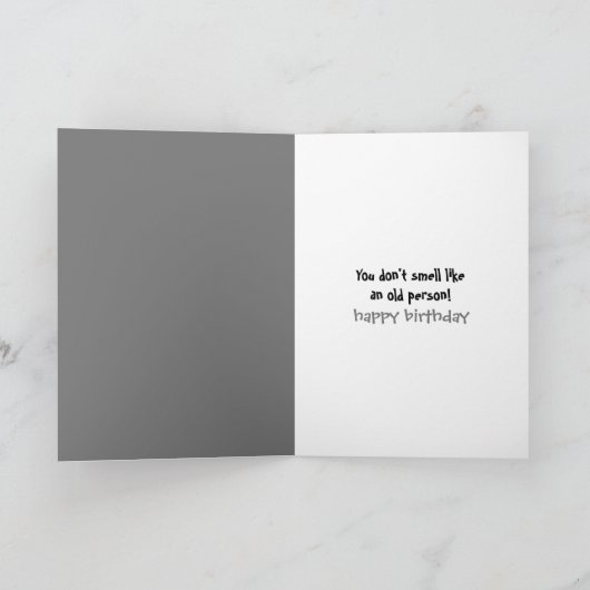 Bulldog Verjaardag Humor Kaart (Binnen)