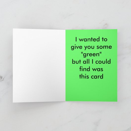 bulldog verjaardagskaart kaart (Binnen)