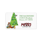 BullDog verpakt in Vakantiedagen Retouradres L Etiket (Voorkant)