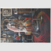 Bulldog Vibrant Dread Locks Decoupage Tissuepapier (Voorkant)