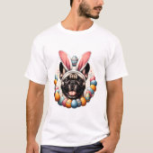 Bulldog viert Pasen T-shirt (Voorkant)