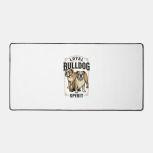 Bulldog Vintage T-shirt Twin Bulldogs Graveren Tee Bureaumat