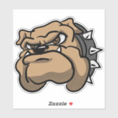 Bulldog Vinyl Sticker (Vel)