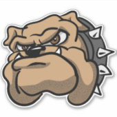 Bulldog Vinyl Sticker (Voorkant)