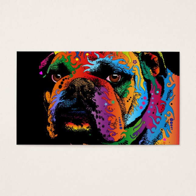 Bulldog Visitekaartjes (Voorkant)