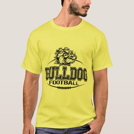 bulldog voetbal t-shirt (Voorkant)