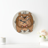 Bulldog Wall Clock Grote Klok (Huis)