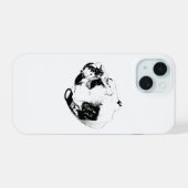 Bulldog Warme Stemming iPhone 15 Case (Achterkant horizontaal)