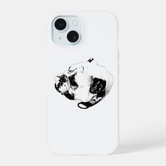 Bulldog Warme Stemming iPhone 15 Case (Achterkant)