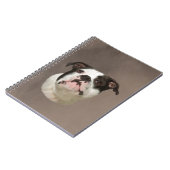Bulldog Water Color Art Painting Notitieboek (Linkerzijde)