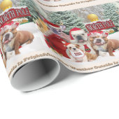 Bulldog Weather is angstaanjagend Cadeaupapier (Rol Hoek)
