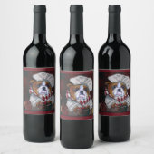 Bulldog Wijn Etiket (Flessen)