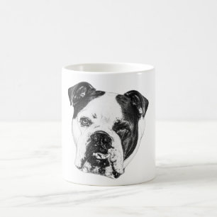 Bulldog winterochtend Mok
