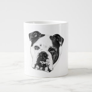 Bulldog winterochtend Mok