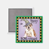 Bulldog Witch Magneet (Voorkant / Achterkant)