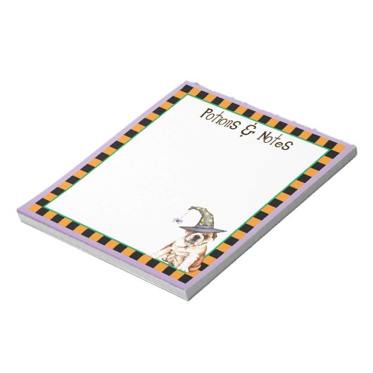 Bulldog Witch Notitieblok (Linkerzijde)