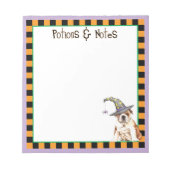 Bulldog Witch Notitieblok (Voorkant)