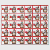 Bulldog Wrapping Paper Cadeaupapier (Vlak)