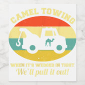 Bulldog Zombie Halloween Kostuum Hondenliefhebber Wijn Etiket (Enkel label)