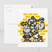 Bulldogbende Briefkaart (Voorkant / Achterkant)