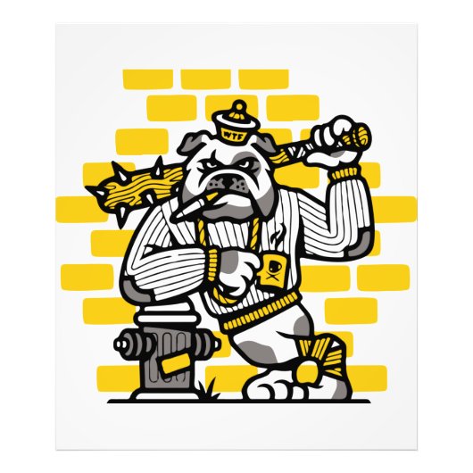 Bulldogbende Foto Afdruk (Voorkant)