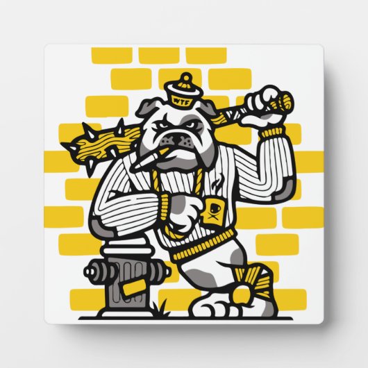 Bulldogbende Fotoplaat (Voorkant)