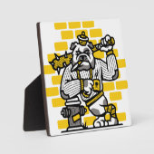 Bulldogbende Fotoplaat (Voorkant)