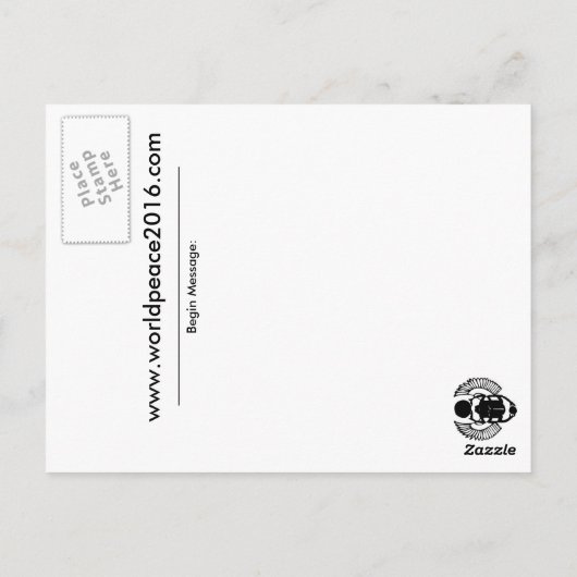 BulldogCountry Briefkaart (Achterkant)