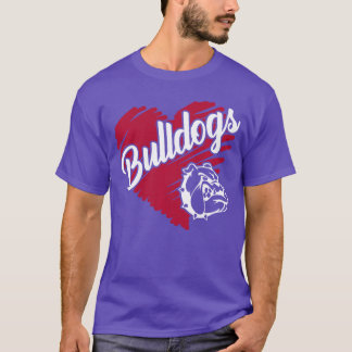 Bulldogeam Mascot School Spirit Go Dawgs For Men W T-shirt