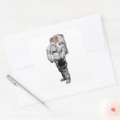 Bulldogge Astronaut Sticker (Envelop)