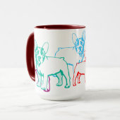 Bulldoggen mok (Voorkant links)