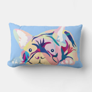Bulldoggen Pastel Kussen