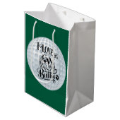 Bulldoggolf Medium Cadeauzakje (Voorkant Gekanteld)