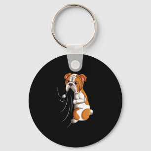 Bulldogliefhebber Bully Dog Meisjes Vrouwen Kinder Sleutelhanger