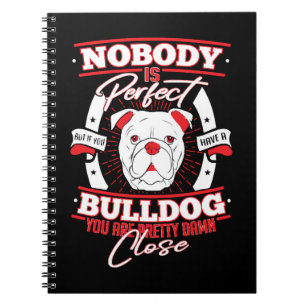 Bulldogperfectie Hondenliefde Notitieboek