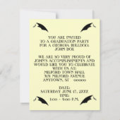 BULLDOGS AFSTUDEREN INVITATIE ~EZ2 CUSTOMIZE KAART (Achterkant)