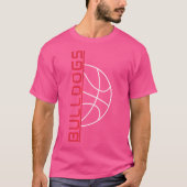 Bulldogs Basketbal T-shirt (Voorkant)