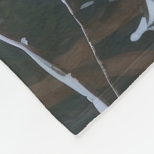 Bulldogs Christmas Snow Holiday Fleece Deken (Hoek)