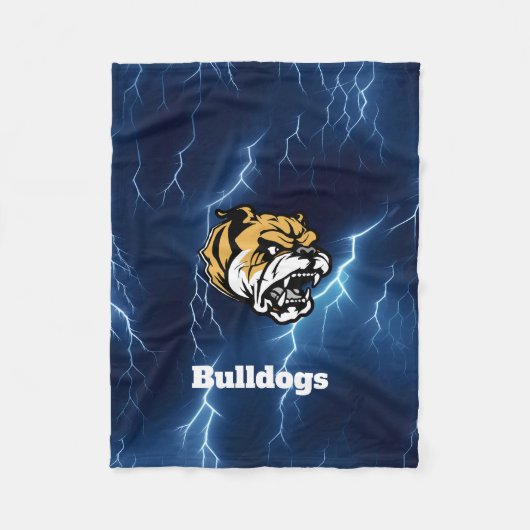 Bulldogs Custom Fleece Deken (Voorkant)