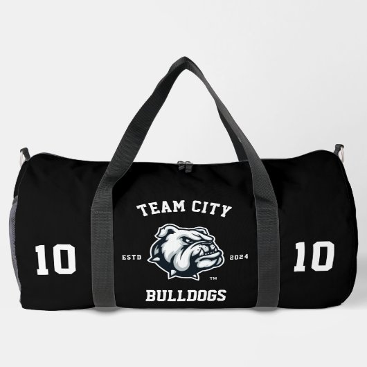 Bulldogs "Customizable" Sport Team Plunjezak (Achterkant)