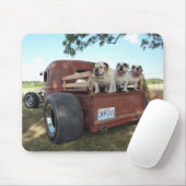 Bulldogs en Rat Rods Mousepad Muismat (Met muis)