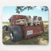 Bulldogs en Rat Rods Mousepad Muismat (Voorkant)