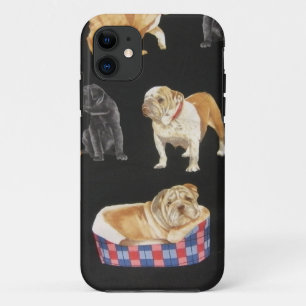 Bulldogs en Shar Peis Case-Mate iPhone Case