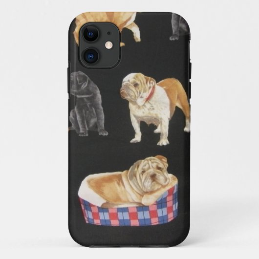 Bulldogs en Shar Peis Case-Mate iPhone Case (Achterkant)