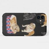 Bulldogs en Shar Peis Case-Mate iPhone Case (Achterkant (horizontaal))