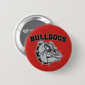 Bulldogs Football Team Badge Pin Button (Voorkant /achterkant)