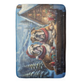 Bulldogs Holiday Design van Rich AMeN Gill Badmat (Voorkant Verticaal)