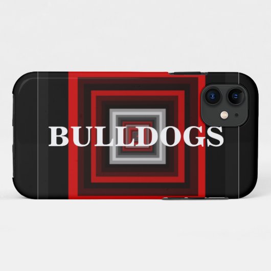 Bulldogs Iphone Case (Achterkant (horizontaal))